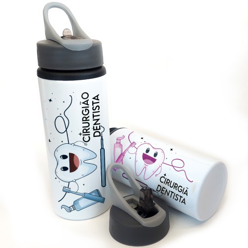 GARRAFA SQUEEZE PERSONALIZADA - PARA DENTISTAS