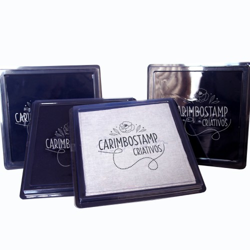 ALMOFADA PARA CARIMBO EXTRA GRANDE - 19 X 19 CM